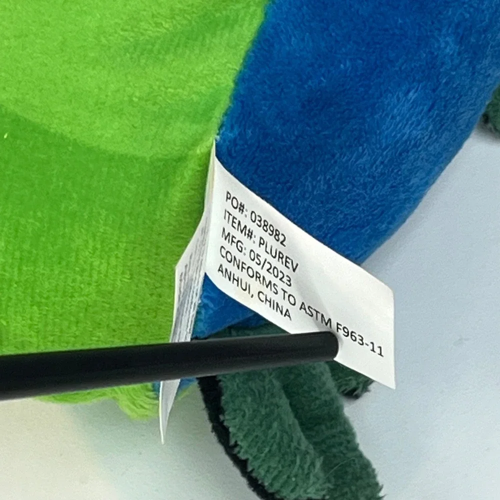 BMI Merchandise Green Blue Frog Plush Stuffed Animal‎ PLUREV Interchangeable